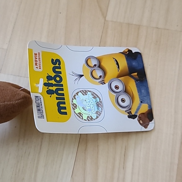 NWT Despicable Me Caveman Minion Stuart 15” Plush Doll Stuffed Animal with Tailm - Picture 7 of 8